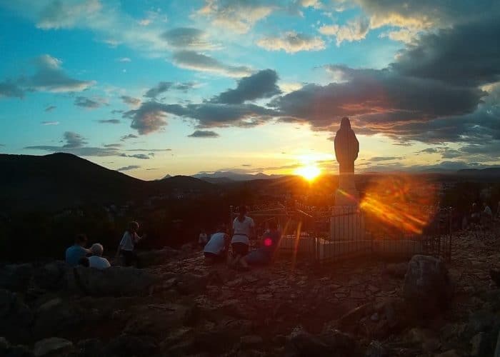 sunset-apparition-medjugorje pilgrimage tour