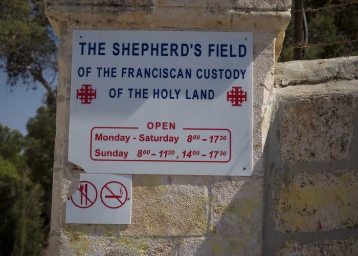 shepherd's field holy land pilgrimage tour