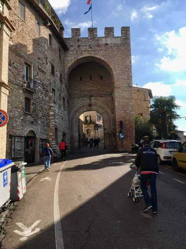 Assisi entrance for pilgrims