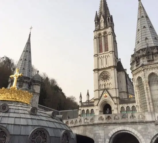 Lourdes Rosary Basilica crown