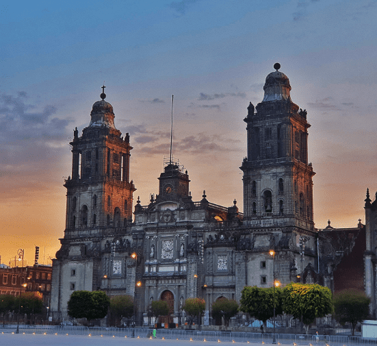 Metropolitan cathedral Mexico city pilgrimage tour