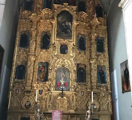 Mexico City Cathedral side altar