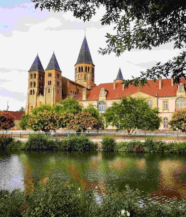 basilica paray le monial with water france pilgrimage tour