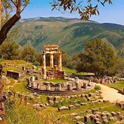 Tholos of Delphi Greece Pilgrimage Tour
