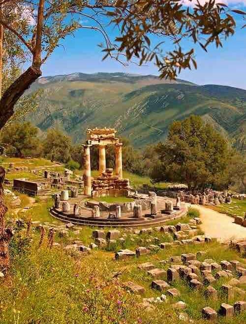 Tholos of Delphi Greece Pilgrimage Tour