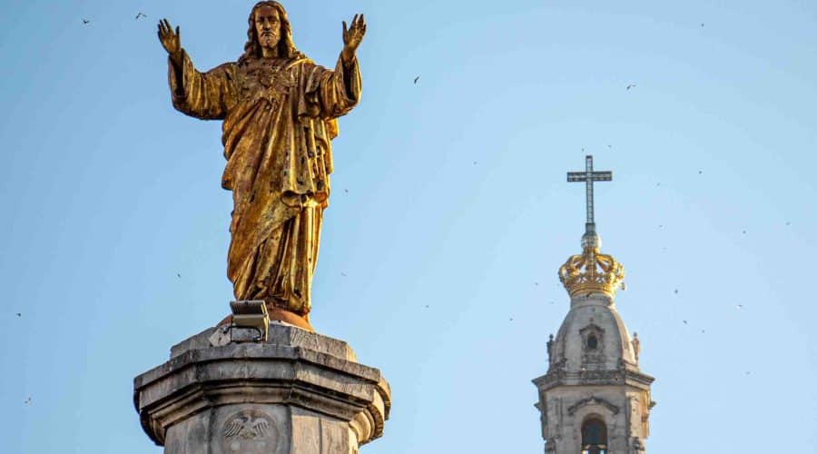 Jesus at Fatima portugal pilgrimage tour