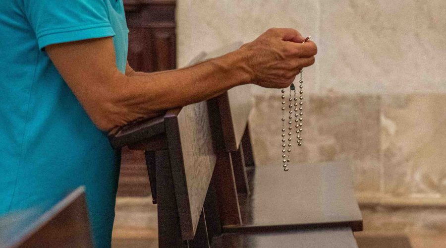 Rosary at Fatima portugal pilgrimage tour