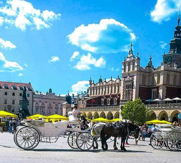 krakow poland divine mercy pilgrimage tour carriages