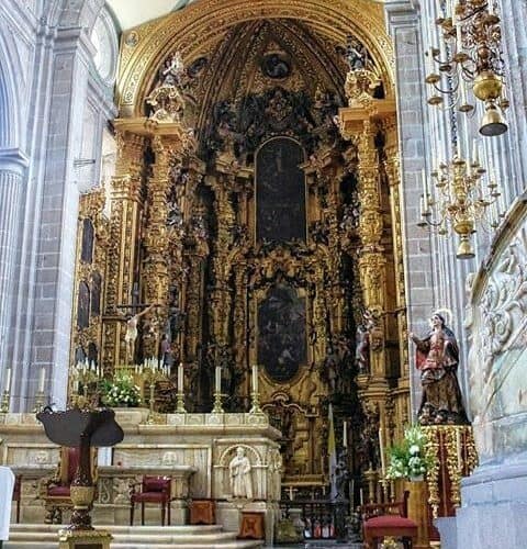 Metropolitan cathedral Mexico pilgrimage altar