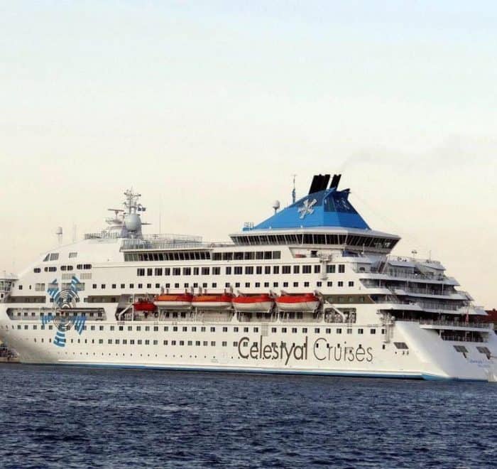 Olympia Celestial Cruise Lines Ship for Greece pilgrimage tour