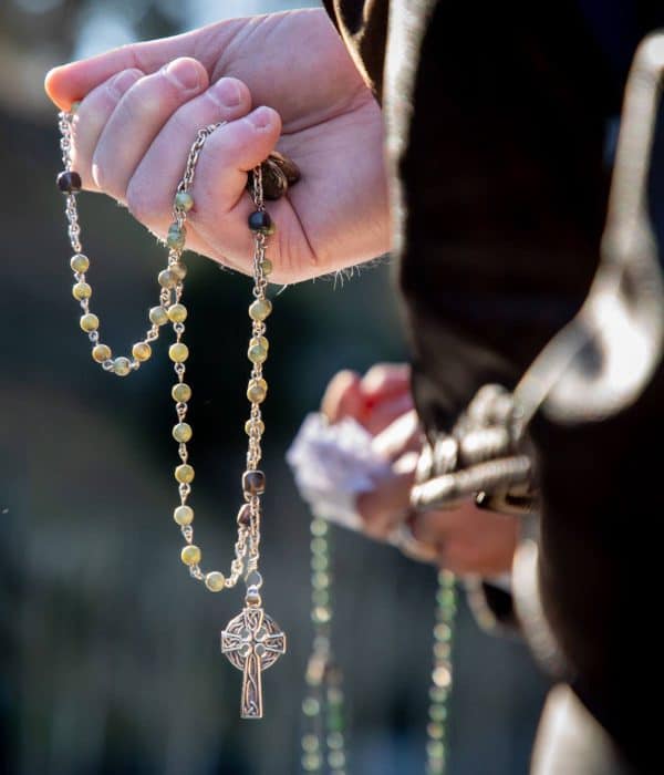 rosary at lourdes pilgrimage tour