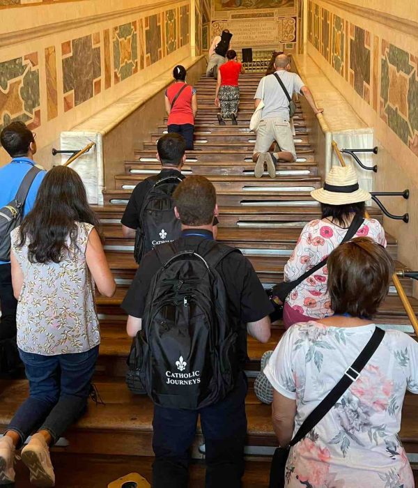 holy stairs rome italy pilgrimage tour