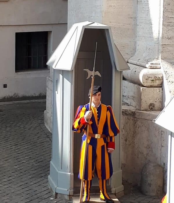 swiss guard vatican rome italy pilgrimage tour