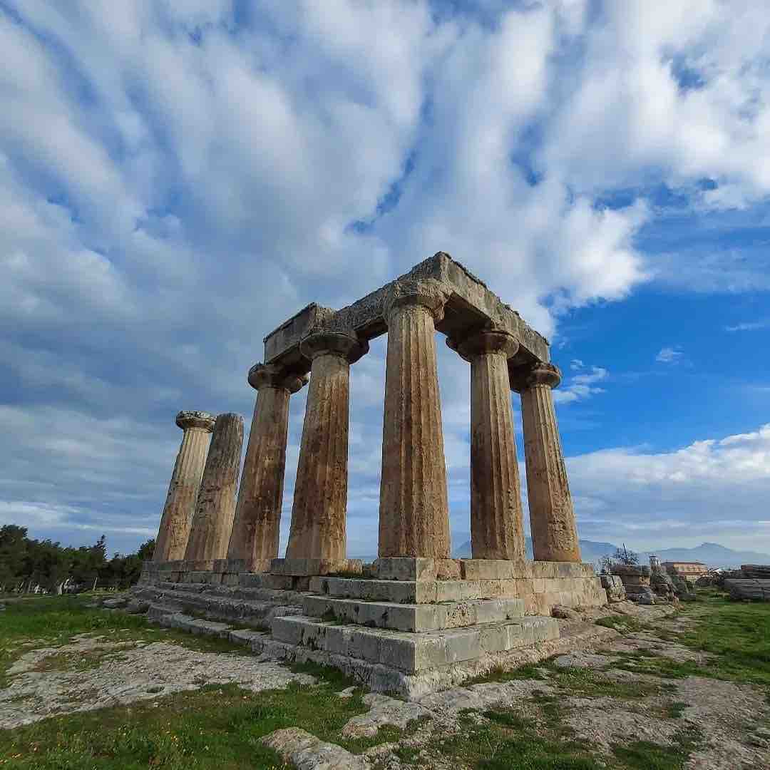 temple of apollo corinth greece pilgrimage tour