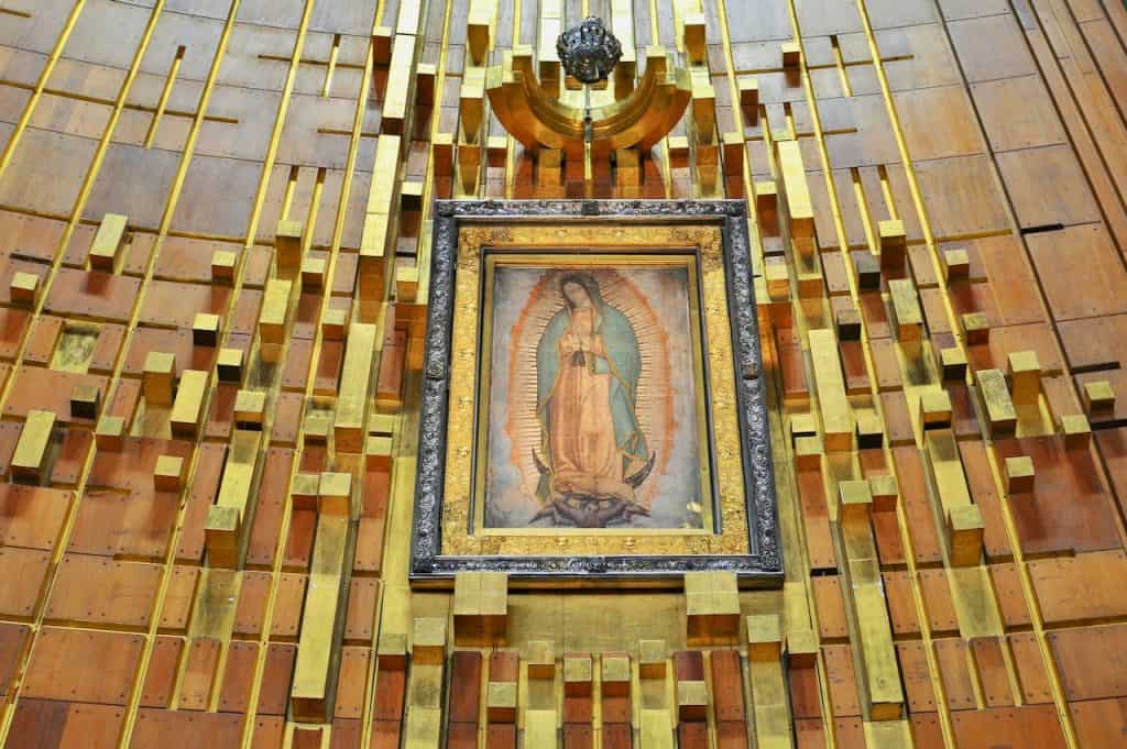 Guadalupe Tilma see on the pilgrimage to our lady of guadalupe and mexico city food tour