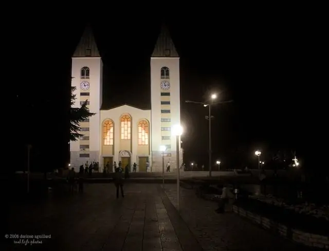 medjugorje at night st. james church pilgrimage tour