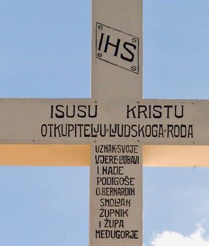medjugorje cross on pilgrimage tour