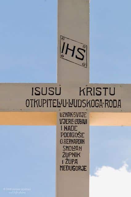 medjugorje cross on pilgrimage tour