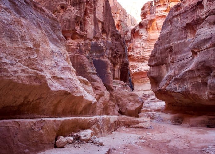 Petra-cracks-jordan-holy-land-pilgrimage-tour