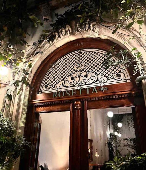 rosetta restaurant entrance mexico pilgrimage tour