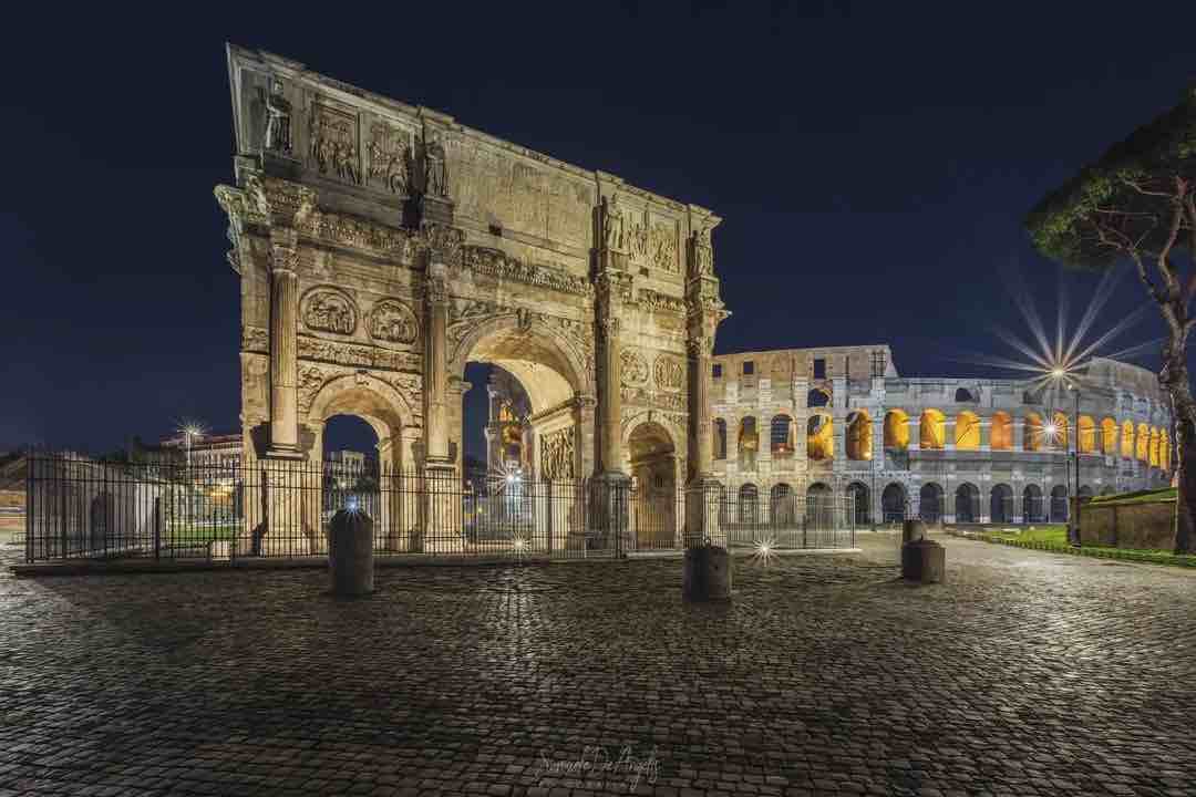 arch of constantine rome italy pilgrimage tour