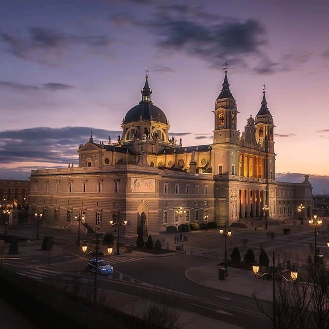 cathedral in madrid spain