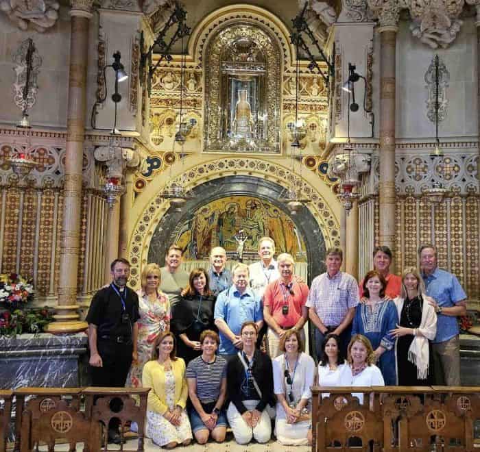 catholic journeys group in church portugal spain pilgrimage tour