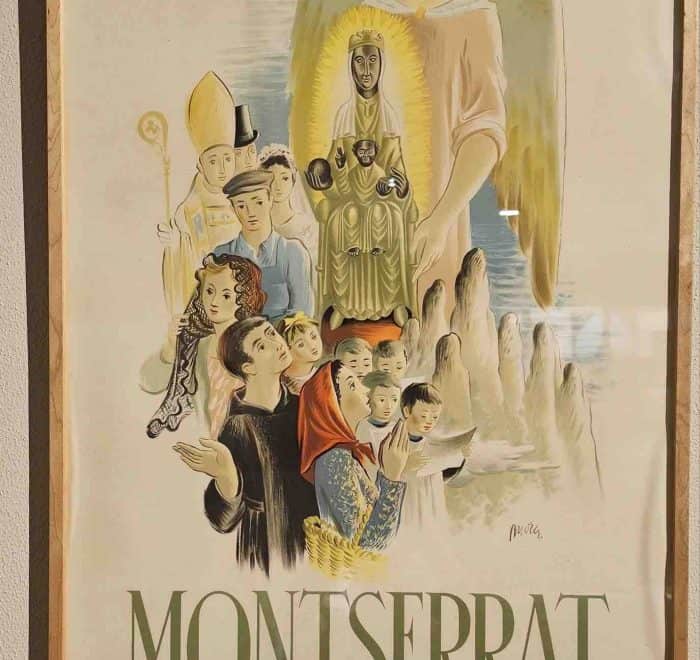 montserrat poster catholic journeys spain pilgrimage tour