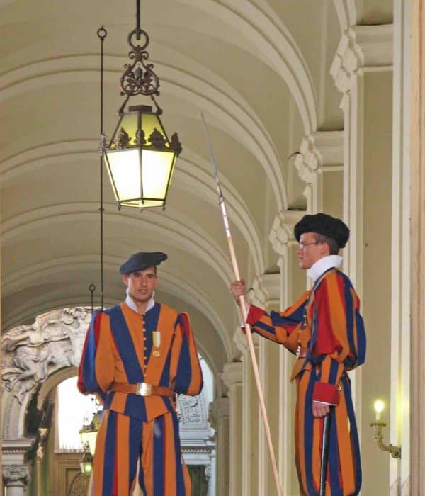 swiss guards vatican rome italy pilgrimage tour