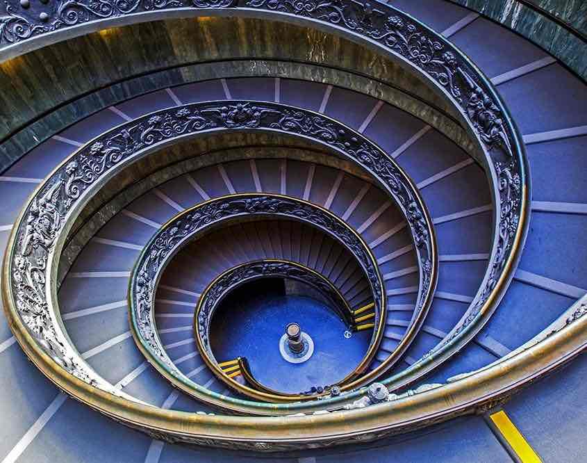 vatican museum staircase pilgrimage tour