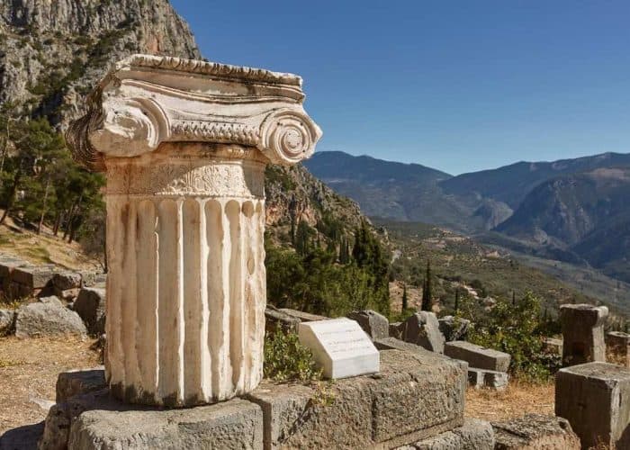 delphi greece food faith pilgrimage